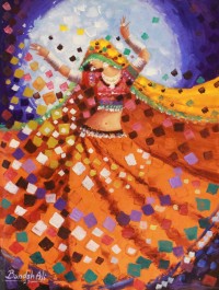 Bandah Ali, 18 x 24 Inch, Acrylic on Canvas, Figurative-Painting, AC-BNA-073